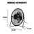 VENTILADOR MINI USB SILENCIOSO LS904 (7274) - comprar online