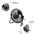 VENTILADOR MINI USB SILENCIOSO LS904 (7274) - comprar online