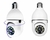 Câmera wifi Ip Segurança Lâmpada Panorâmica sem fio giratória 360 com encaixe lampada bocal rosca ptz full HD visão noturna s - comprar online