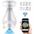 Câmera LED Lâmpada 1080P HD Sem Fio Segurança Doméstica WiFi CCTV Fisheye IP 360 Graus - Ponto Certo Acessórios