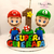 Vela Mario Bros e Luigi - Biscuit (Personalizada)