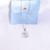 Conjunto Onda do Mar - Colar e Brinco - Azul celeste