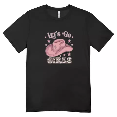 Camisa Feminina Baby Look Lets Go Girls