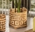 Canasto de Bamboo y Rattan