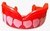 Protector Bucal Rojo con dientes