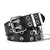 Cinto feminino de couro com corrente de luxo fivela dupla novo estilo - Merchanty
