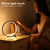 Luminária de mesa LED regulável por toque, luz de mesa USB, lâmpada abajur