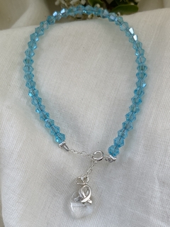 Pulsera Cristal con dije SW - Musqui Joyas