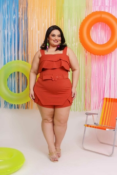Conjunto Sabrina - Roxo Com Lilas