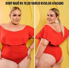 Body MaiÔ Samara - Roxo Com Lilas