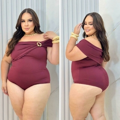Body Maiô Sonia - Roxo Com Lilas