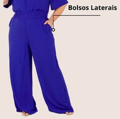 Macacao Luciene - Roxo Com Lilas
