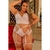 Conjunto Cropped em Renda C/Bojo Plus Size Erótico - comprar online