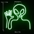 Alien Neon Light Sign, Green Smoking Neon Sign (ALIEN TECH) na internet