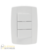CJ 3 Interruptor Simples 4x2 Branco- Ilumi LEV - 8719