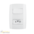 Conjunto Interruptor Simples + Tomada 10A - Ilumi Slim - 80200