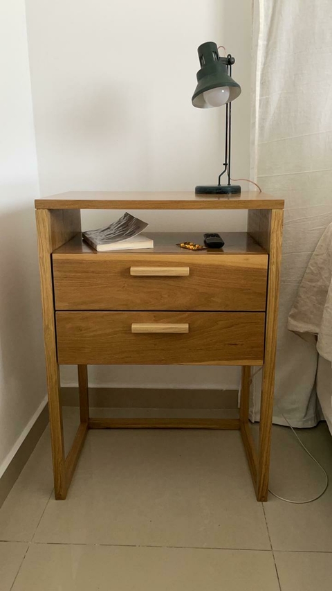 Mesa de luz 2 cajones en petiribi