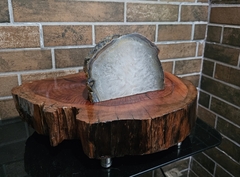 Lampara con Agata y madera de Zapote