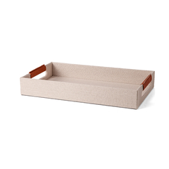BANDEJA LUXE COM ALÇAS DE COURO FAKE - comprar online