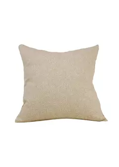 Almofada em Linho Semi Bouclê Offwhite Quadrada com detalhe em Vivo - comprar online