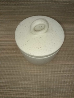 Pote Cerâmica Branca - comprar online