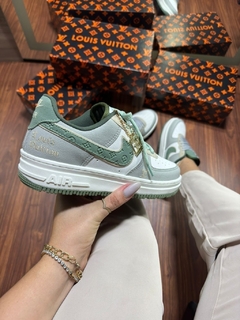 tênis Nike Air force LV verde - comprar online