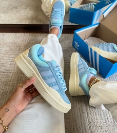 Tênis Adidas Campus Bad Bunny azul