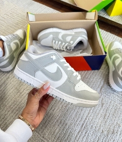Dunk cinza/branco premium - loja online