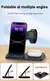 Carregador Sem Fio 3 em 1 VIKEFON com Indicador LED e Cooler para iPhone, Apple Watch e AirPods - loja online
