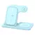 Carregador Sem Fio 3 em 1 VIKEFON com Indicador LED e Cooler para iPhone, Apple Watch e AirPods - comprar online