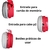 Fone De Ouvido Sem Fio Vermelho A-833 Kapbom na internet