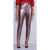 Calça skinny metalizada