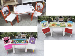 Imagen de Mesas Infantiles 60x40 + 2 Sillas De Varios Personajes