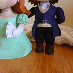 Bonecos da Serie Bridgerton- Penélope e Colin - Agulha afetiva