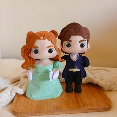 Bonecos da Serie Bridgerton- Penélope e Colin