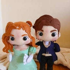 Bonecos da Serie Bridgerton- Penélope e Colin - comprar online