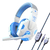 Headset Gaming com fio com microfone e microfone, fone de ouvido para PS4, Xbox - comprar online