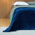 Cobertor Aveludado Com Relevos Manta Soft Touch Flannel Jaquard 2,2 x 2,5m Azul Marinho - Mundotextil