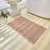 Tapete Chenille Microfibra Bolinha 40X60 Antiderrapante Caqui