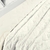 Cobre Leito Aveline Colcha Tecido Matelado Dupla Face 300 Fios Casal Queen 03 Peças Off White