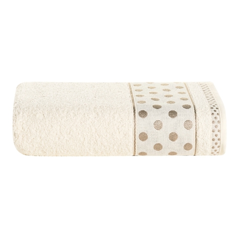 Toalha de Banho Petit Poá Branco Off