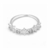 ANILLO CUBICS COMBINADOS ACERO BLANCO (200)
