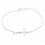 PULSERA CRUCIFIJO 19 CM ACERO BLANCO (P11162)