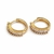 AROS CUBANO ITALIANO BAGUETTE 1,6 CM ACERO DORADO (A20620A)