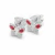 AROS MARIPOSA MULTICOLOR 8 MM ACERO BLANCO (A31028)