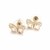 AROS MARIPOSA CUBIC 1,5 CM ACERO DORADO (A20683A)
