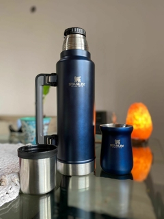 Termo 1.5L + Mate AZUL