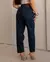 Calça Jeans Mom Feminina Cintura Alta 101vibes Algodão 00101 Black Blue - loja online
