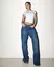 Calça Jeans Reta Feminina Cintura Alta 24830 Sky Escuro - comprar online
