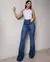 Calça Jeans Flare Feminina Cintura Alta 24833 Skynni - comprar online